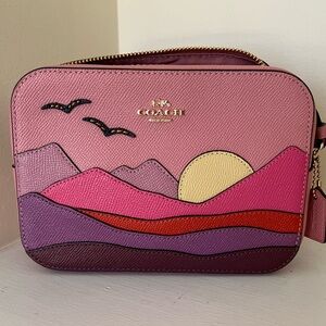 Coach C4561 Mountain Motif Mini Camera Bag Crossbody